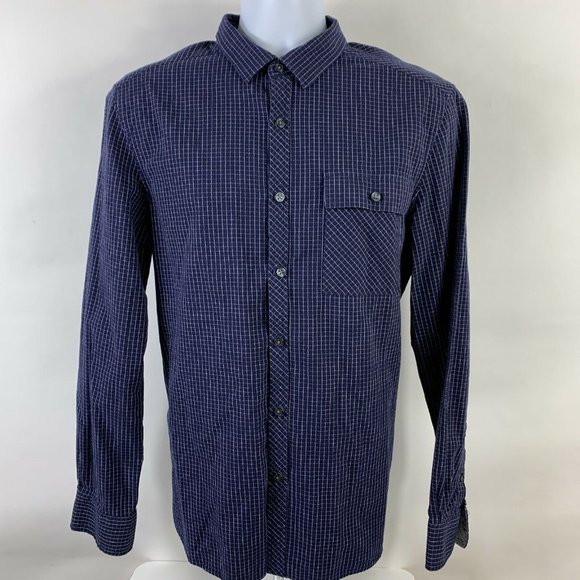 Kenneth Cole Other - COPY - Kenneth Cole Button Down Shirt Mens Large Long Sleeve Blue Check Busines…